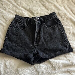 Cello Black Denim Women's Jean Shorts